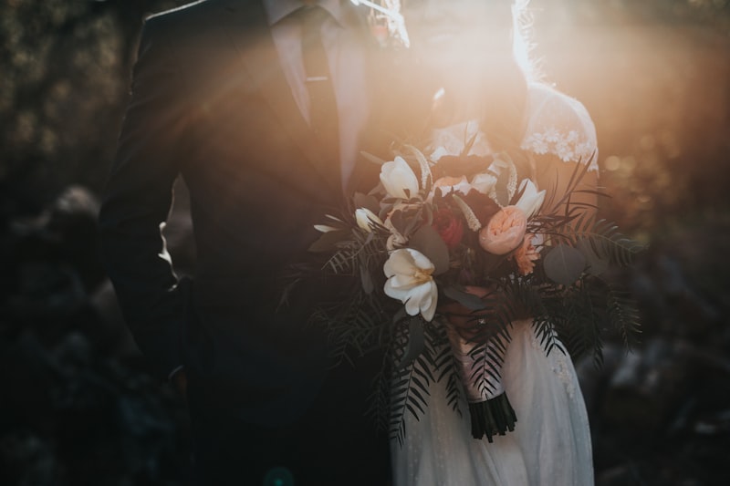 Wedding couple sharing a first dance